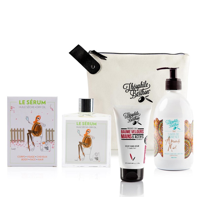 Théophile berthon 1867 - Trousse 3 soins corps amande