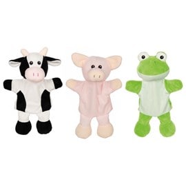 Marionnettes vache cochon grenouille