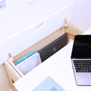 Bureau ergonomique assis-debout l90cm