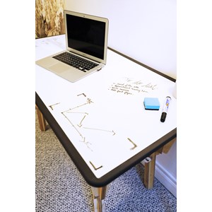 Bureau modulable inscriptible l120cm