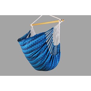 Hamac chaise colombia bleu