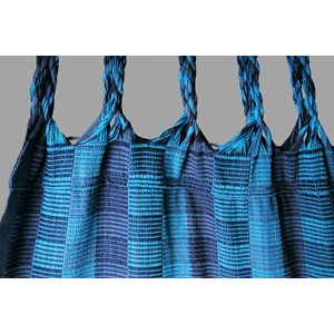 Hamac chaise colombia bleu