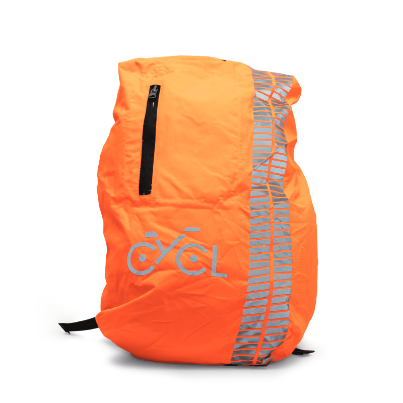 Couvre sac fluo-réfléchissant - orange