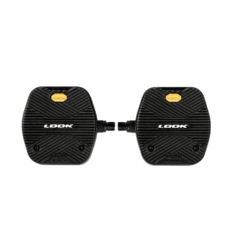 Pédales vélo plates grip vibram - noir