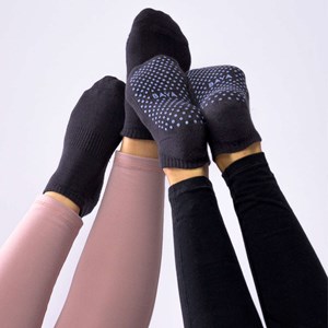 Chaussettes de yoga antidérapantes - gri