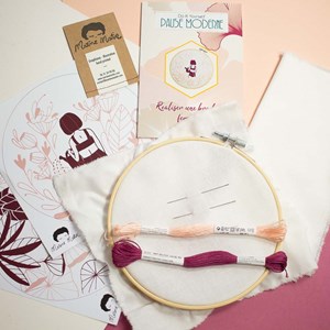 Kit diy broderie - marine mastin