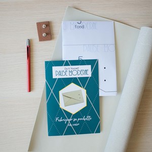 Kit diy - réaliser sa pochette en cuir
