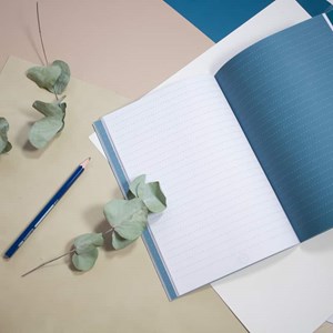 Carnet mes petites notes bleu