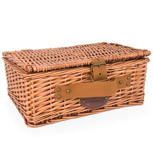 Panier pique-nique solo tissu lin 1p