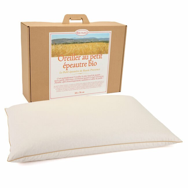 Mille Oreillers - OREILLER PETIT EPEAUTRE BIO 50x70 CM