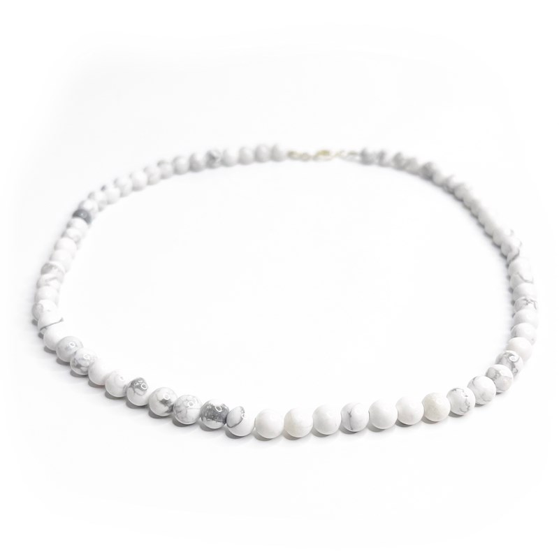 Elphege - Collier howlite