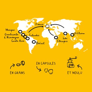 Café joyeux coffret cadeau x60 capsules