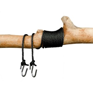 Kit fixation hamac noir