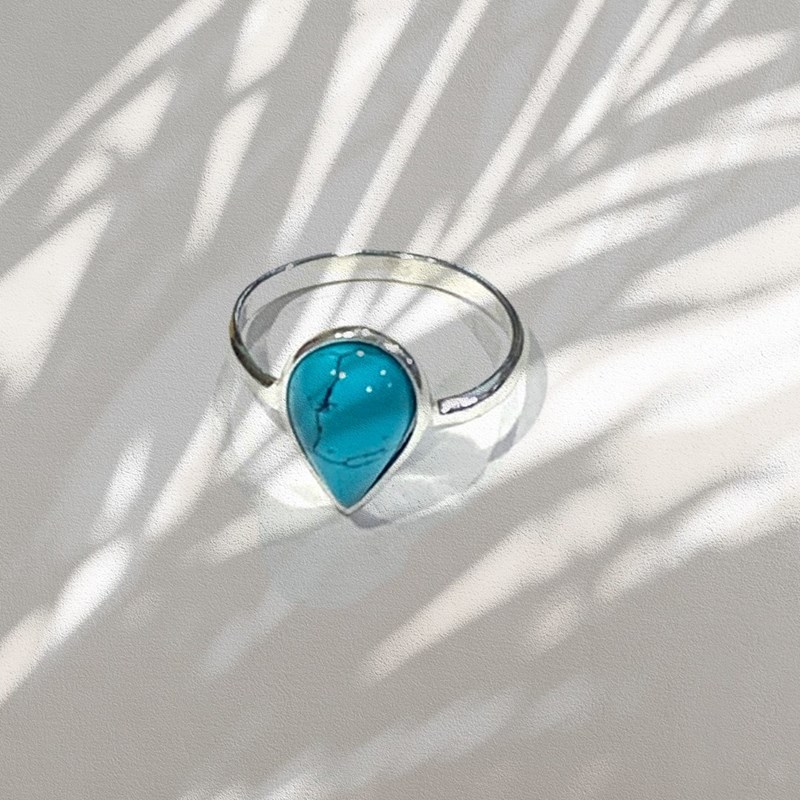 Cocoonme - Bague goutte argent