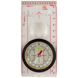 Deluxe boussole plate de randonnée