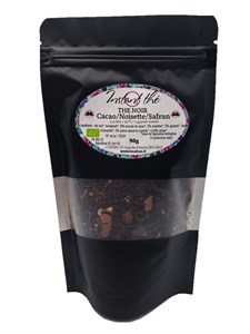 Thé noir bio cacao noisettes safran,50g