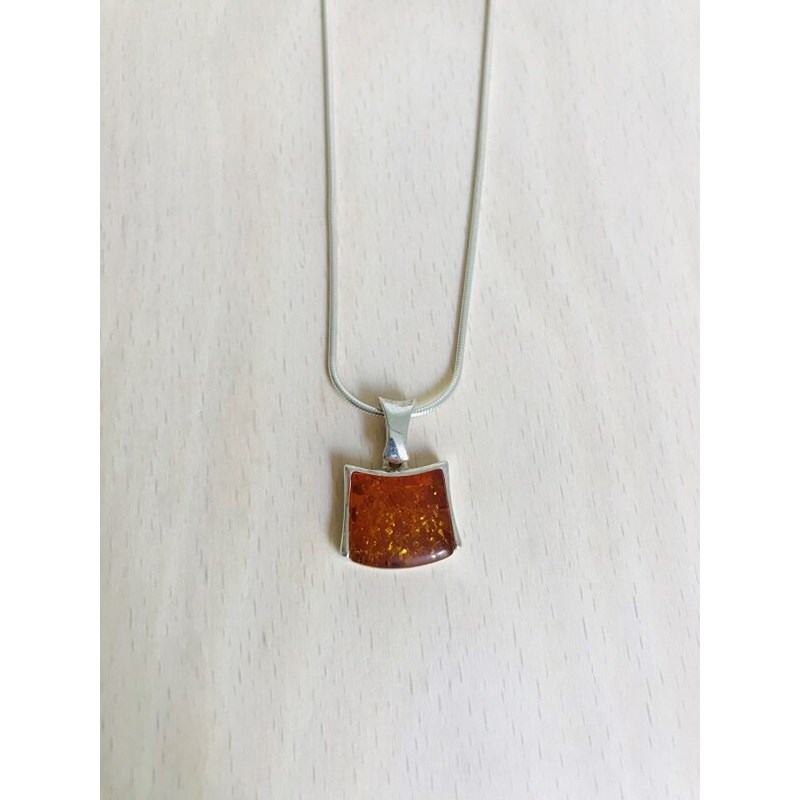 Cocoonme - Collier carré ambre