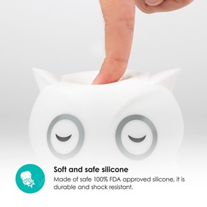 Veilleuse portative en silicone hibü