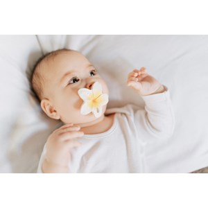 Mini anneau de dentition fleur