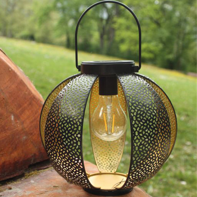 Lanterne solaire, lanterne solaire avec effet de lumière bougies, lampe  solaire pour la décoration de jardin extérieur Lanterne solaire de jardin  en optique bougie [classe énergétique A +] 