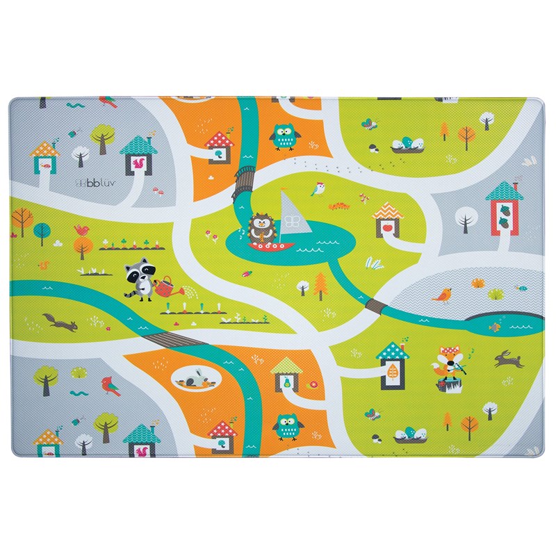 BBLUV - Tapis réversible (140cm x 100 cm) mülti