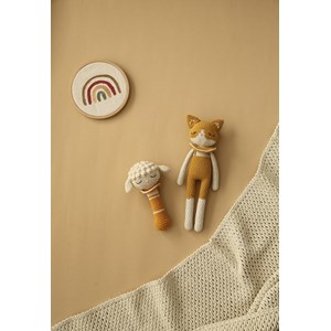 Doudou en crochet chat