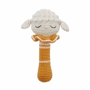 Hochet en crochet agneau