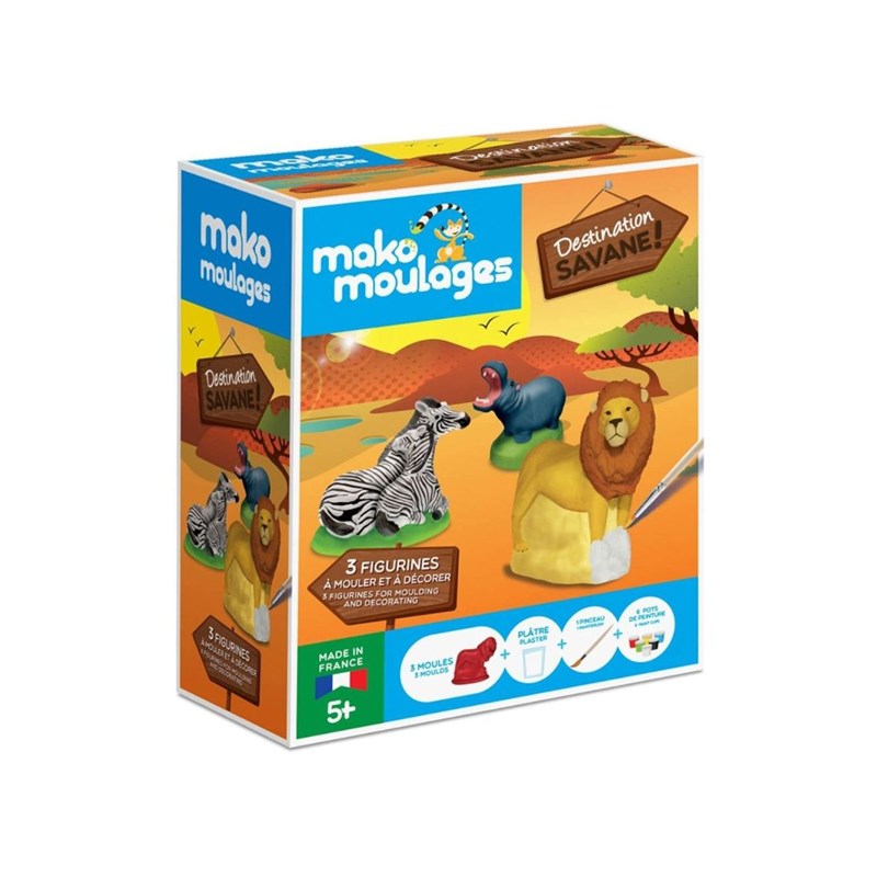 Mako Créations - Mako moulages - destination savane - etu
