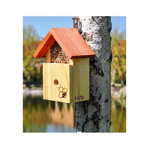 Hotel à insectes bénéfiques pollinisateu