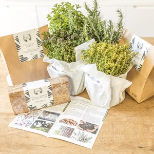 Kit de jardinage plantes aromatiques