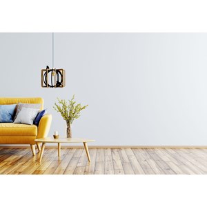 Suspension cage oiseaux lin