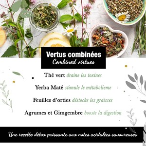 Thé bio detox ~ recharge 150g