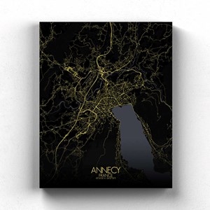 Annecy sur toile nuit