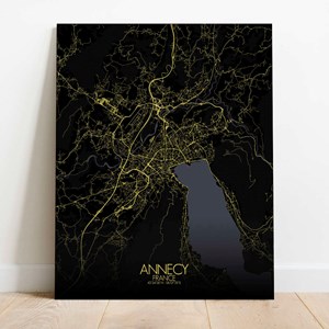 Annecy sur toile nuit