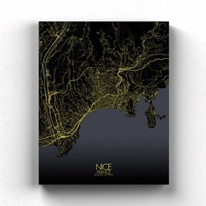 Nice sur toile nuit