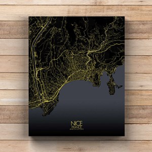 Nice sur toile nuit