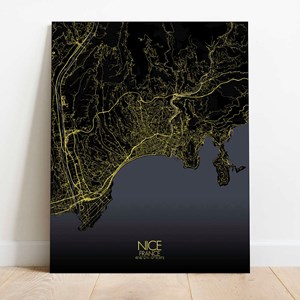 Nice sur toile nuit