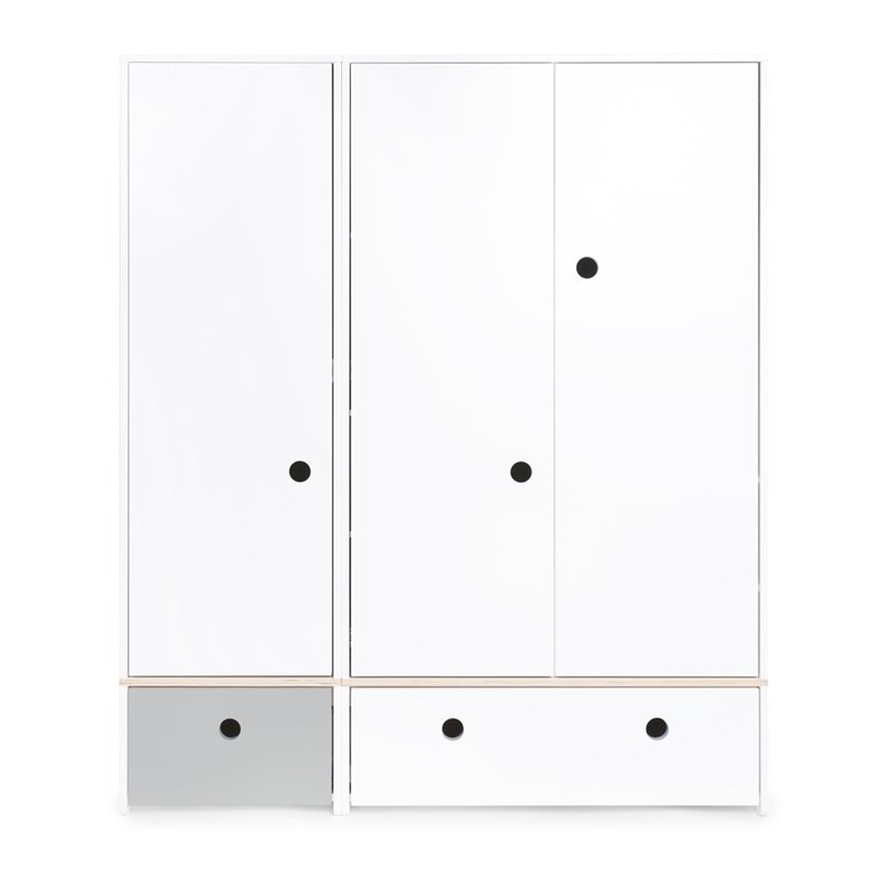 Wookids - Armoire 3 portes colorflex pg-w