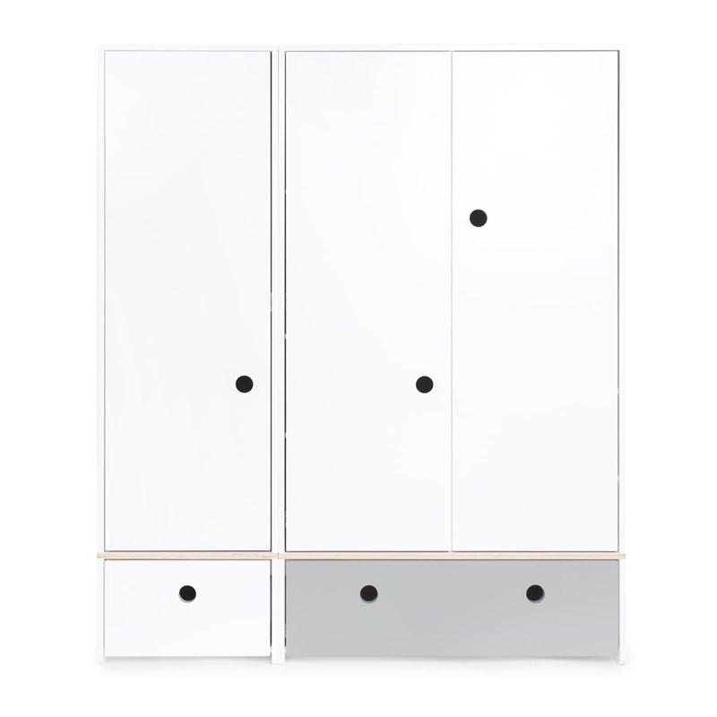 Wookids - Armoire 3 portes colorflex w-pg