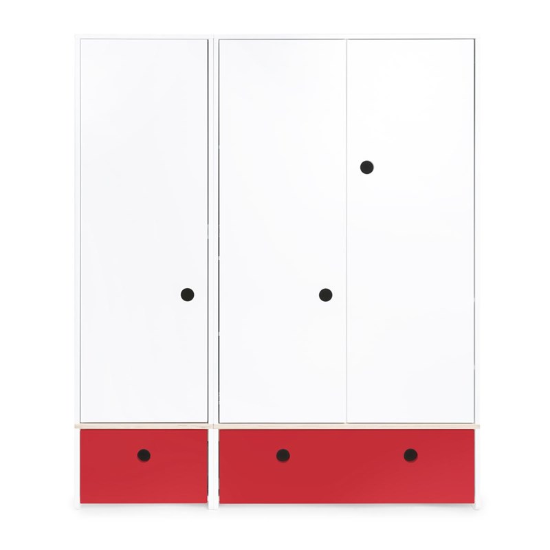 Wookids - Armoire 3 portes colorflex tr