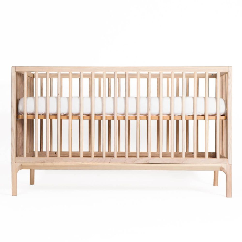 Lit Bebe Kera Top Round Pieds Curve Nature Decouvertes