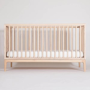 Lit bébé kera frêne round-curve