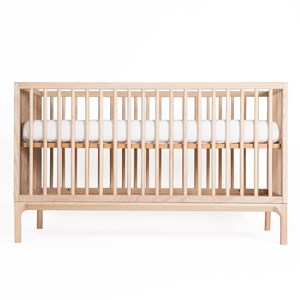 Lit bébé kera top round-pieds bevel