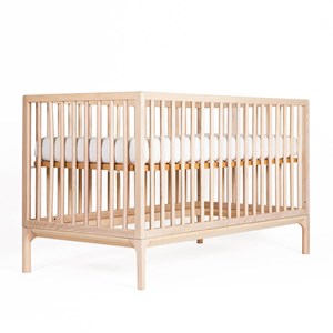 Lit bébé kera top round-pieds bevel