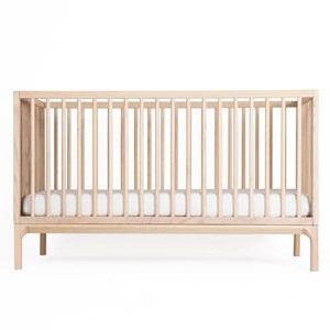 Lit bébé kera top round-pieds bevel