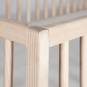 Lit bébé kera top round-pieds pure