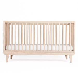 Lit bébé kera top round-pieds retro