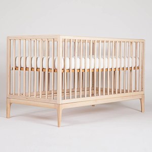 Lit bébé kera top straight-pieds curve