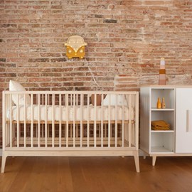 Lit bébé kera frêne straight-pure