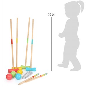 Le jeu du croquet en bois